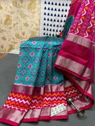 PRMHIDSS5Y20NCCD05- Ikat silk saree