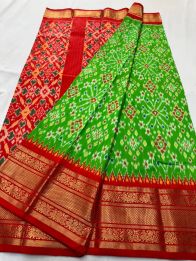 PSNTKBRS5Y20CSCC01- Kanchi border Ikat silk saree