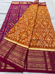PSNTKBRS5Y20CSCC18- Kanchi border Ikat silk saree