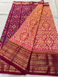 PSNTKBRS5Y20CSCC19- Kanchi border Ikat silk saree
