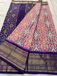 PSNTKBRS5Y20CSCC22- Kanchi border Ikat silk saree