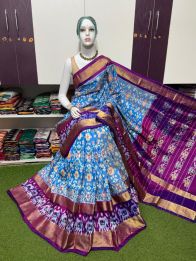 PSRGIDSS5Y20BBCC04- Ikat silk saree