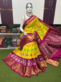 PSRGIDSS5Y20BBCC06- Ikat silk saree