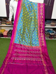 PSRGILWS5Y20XZDC37- light weight Ikat silk saree