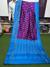 PSRGILWS5Y20XZDC48- light weight Ikat silk saree