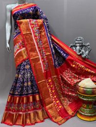 PSNTIDSS5N02NCDC03- Ikat silk saree