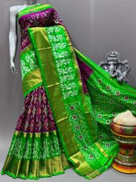 PSNTIDSS5N02NCDC07- Ikat silk saree