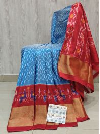 PSHLIDSS5Y04NCDD19- Ikat silk saree