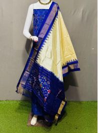 PSRGSDST5Y12FFCD47- Ikat Silk dupatta with Ikat sico top