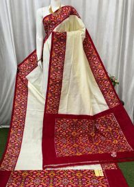 PASKIDSS5A07BBDC04- Ikat silk saree
