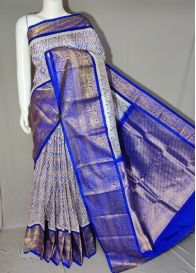 PDLSKBRS5Y10EDCC15- Kanchi border Ikat silk saree