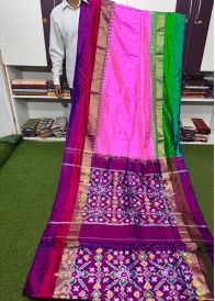 PSRGIDSS5Y03TZDD16- Ikat silk saree