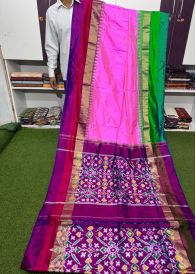 PSRGIDSS5Y10TZDC16- Ikat silk saree
