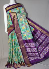 PDLSIDSS5Y11NDCC44- Ikat silk saree