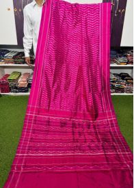 PGMRILWS5A07XZCD45- light weight Ikat silk saree