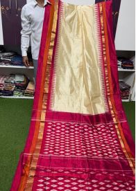 PSRGILWS5A06XZCD23- light weight Ikat silk saree