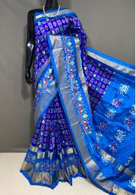 PPHSIDSS5A18BSCC13- Ikat silk saree