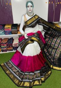 PSRGIDSS5Y03NSCC02- Ikat silk saree