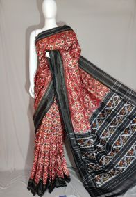 PDLSIDSS5Y12TSCD07- Ikat silk saree