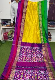 PSRGIDSS5A05TZDD16- Ikat silk saree