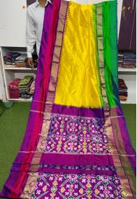 PSRGIDSS5Y10TZDC17- Ikat silk saree