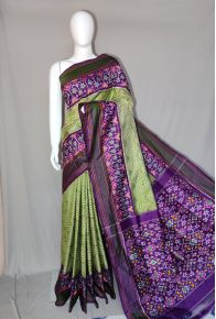 PDLSIDSS5Y12TSCD12- Ikat silk saree