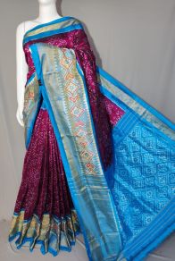 PDLSIDSS5Y11NDCC27- Ikat silk saree