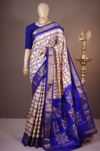 PSHLIDSS5A05NDCC03- Ikat silk saree