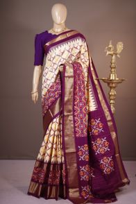 PSHLIDSS5A05NDCC12- Ikat silk saree