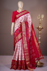 PSHLIDSS5A05NDCC14- Ikat silk saree