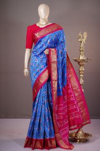 PSHLIDSS5A05NDCC19- Ikat silk saree