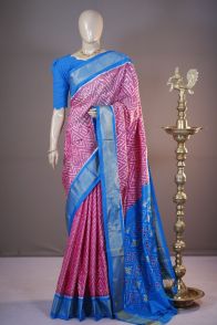PSHLIDSS5A07TTDC25- Ikat silk saree