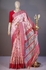 PSHLIDSS5A09NCCD07- Ikat silk saree