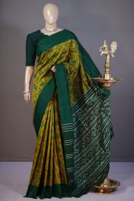 PSHLIDSS5A09NCCD08- Ikat silk saree