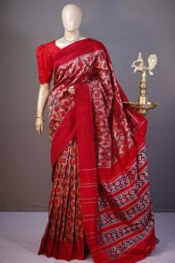 PSHLIDSS5A09NCCD19- Ikat silk saree