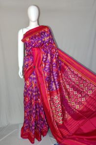 PDLSIDSS5Y12TSCD34- Ikat silk saree