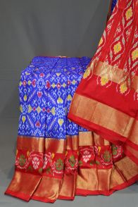 PANHIDSS5N05BNCC02- Ikat silk saree