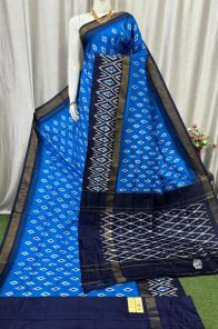 PASKILWS5Y10XEDC39- light weight Ikat silk saree