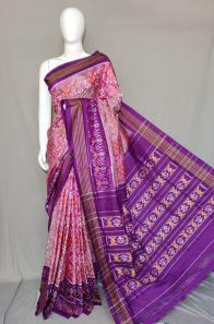 PDLSIDSS5Y12TSCD14- Ikat silk saree