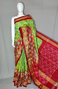 PDLSIDSS5Y12TSCD03- Ikat silk saree