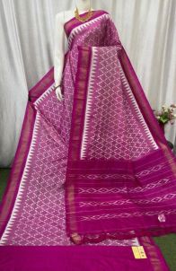 PASKILWS5Y10XEDC59- light weight Ikat silk saree