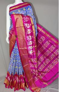 PDLSIDSS5Y11NDCC38- Ikat silk saree