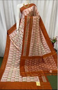 PASKILWS5Y10XEDC03- light weight Ikat silk saree