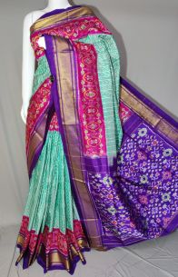 PDLSIDSS5Y11NDCC08- Ikat silk saree