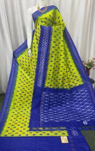 PASKILWS5Y10XEDC26- light weight Ikat silk saree