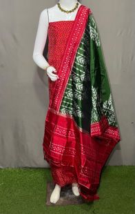 PSRGSDST5Y12FFCD54- Ikat Silk dupatta with Ikat sico top