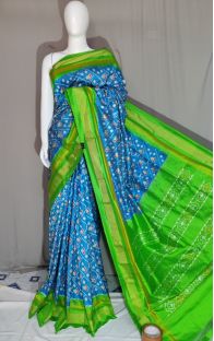 PDLSIDSS5Y12TSCD37- Ikat silk saree