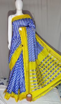 PDLSIDSS5Y12TSCD28- Ikat silk saree