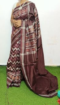 PGMRIDSS5A08BIDC06- Ikat silk saree