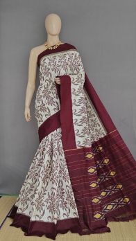 PANHIDSS5A08BSDC01- Ikat silk saree
